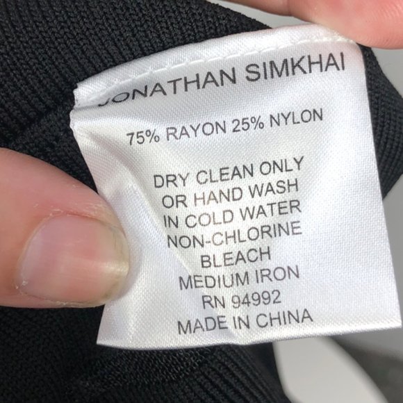 NWT Jonathan Simkhai Sequin Pleated A line Skirt M - Picture 8 of 9